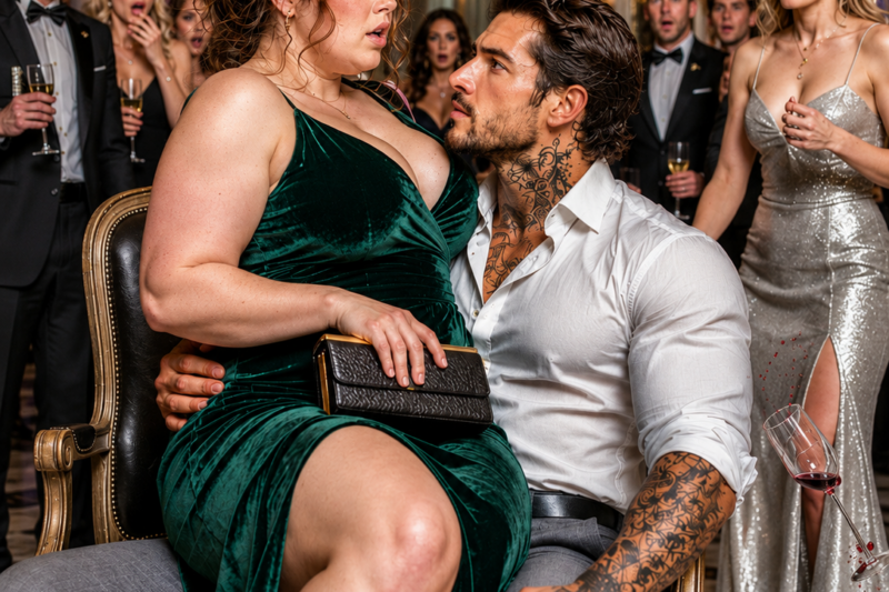 A mafia boss sits on her lap at the party; everyone is stunned. | DNA